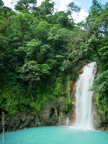 Rio Celeste Wasserfall  Waterfall