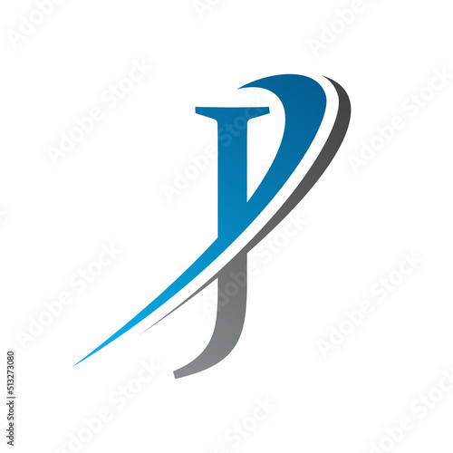 Initial Letter J Logo Vector Template Modern and Simple Design. Abstract Letter J logo Design