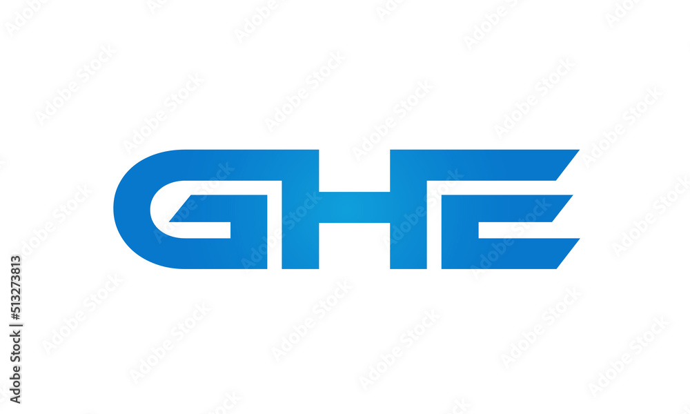 GHE letters Joined logo design connect letters with chin logo logotype icon concept
GHE letters Joined logo design connect letters with chin logo logotype icon concept