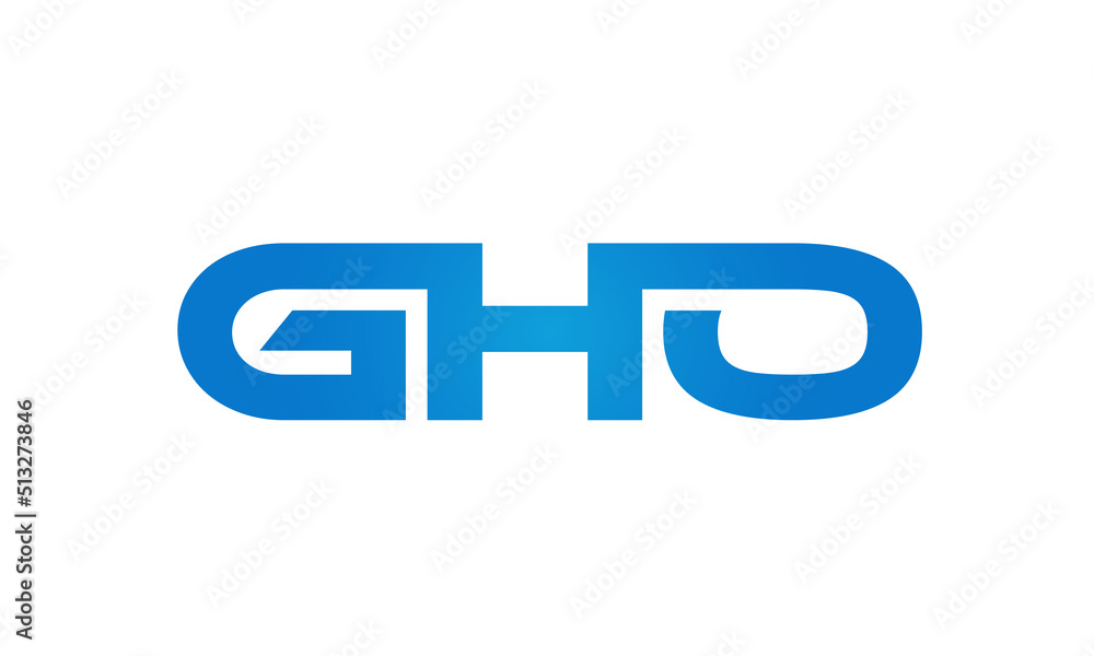 GHO letters Joined logo design connect letters with chin logo logotype icon concept
GHO letters Joined logo design connect letters with chin logo logotype icon concept