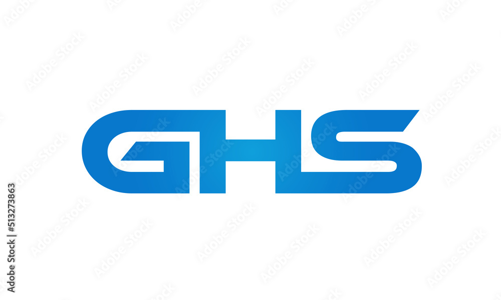 GHS letters Joined logo design connect letters with chin logo logotype icon concept
GHS letters Joined logo design connect letters with chin logo logotype icon concept