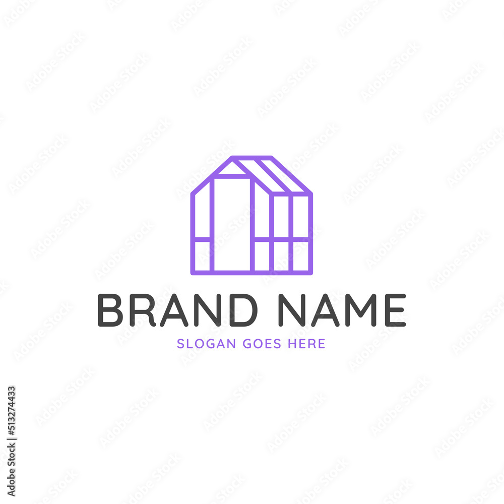 Fototapeta premium House Logo Icon Design Vector Template