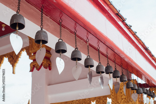 Small bell at Sakon Nakhon temple, Thailand