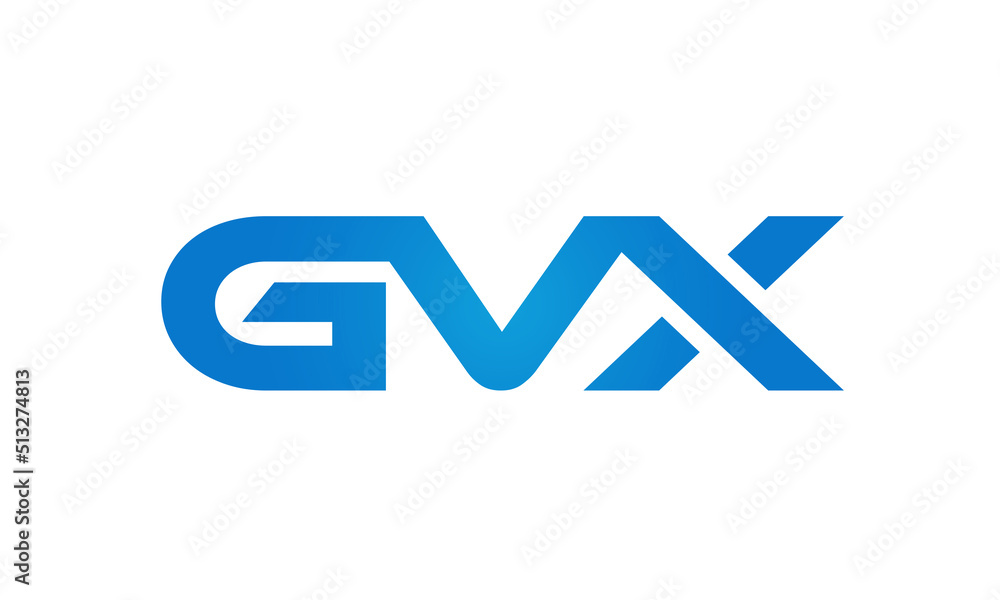 GVX letters Joined logo design connect letters with chin logo logotype icon concept GVX letters Joined logo design connect letters with chin logo logotype icon concept