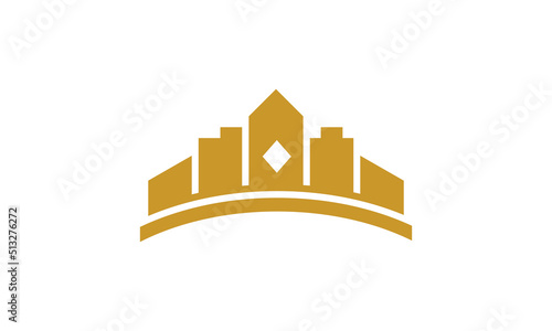 Crown City Logo Design, Minimalist and Luxurious Identity