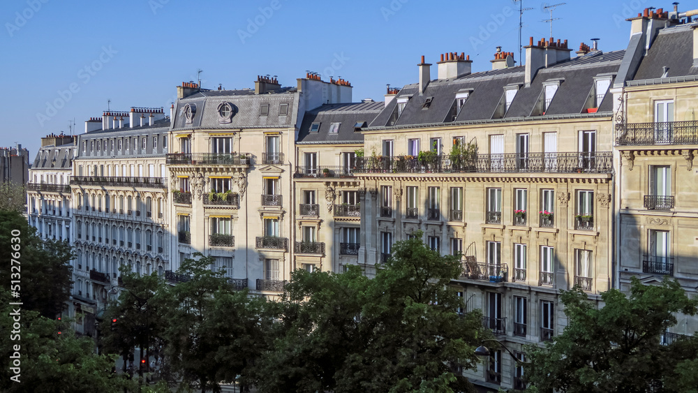 パリのアパートメント