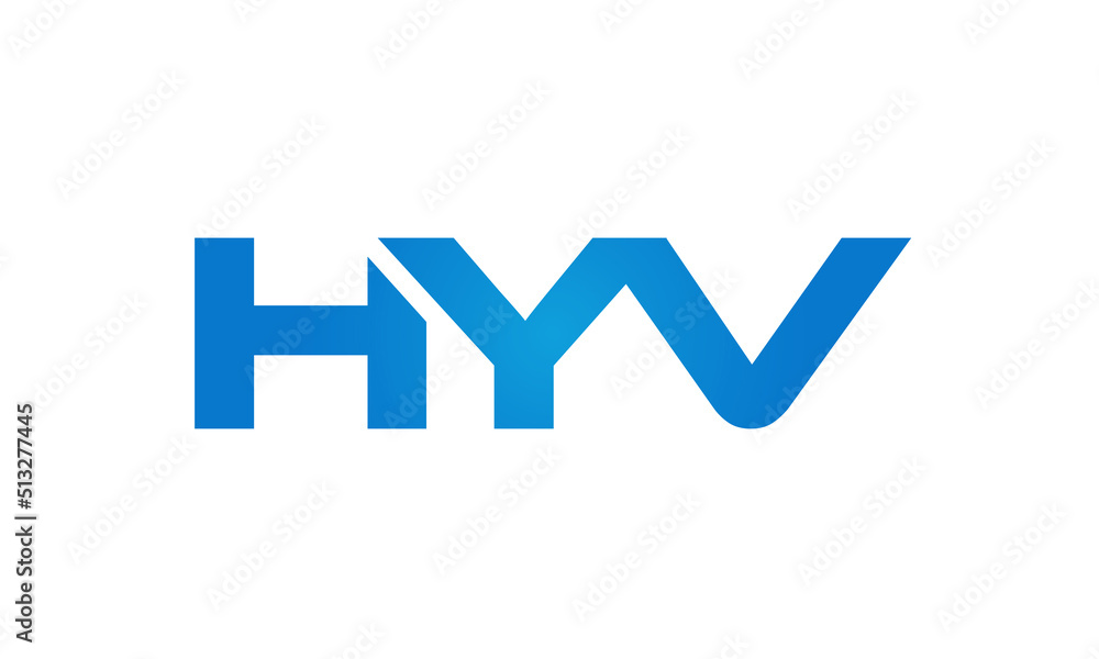 HYV letters Joined logo design connect letters with chin logo logotype icon concept HYV letters Joined logo design connect letters with chin logo logotype icon concept