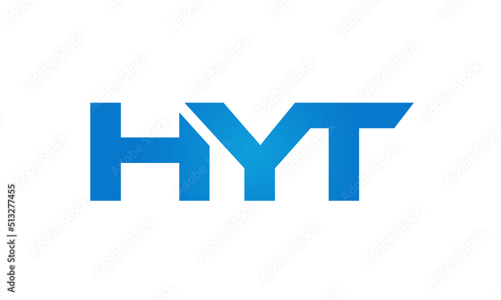 HYT letters Joined logo design connect letters with chin logo logotype icon concept HYT letters Joined logo design connect letters with chin logo logotype icon concept