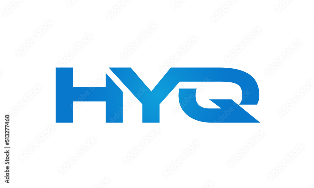 HYQ letters Joined logo design connect letters with chin logo logotype icon concept HYQ letters Joined logo design connect letters with chin logo logotype icon concept