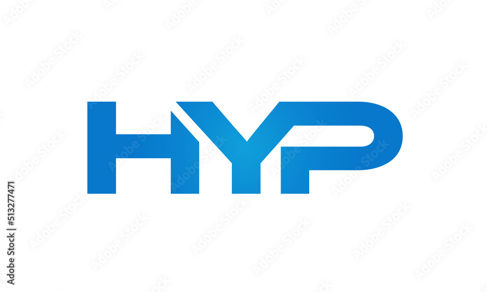 HYP letters Joined logo design connect letters with chin logo logotype icon concept HYP letters Joined logo design connect letters with chin logo logotype icon concept