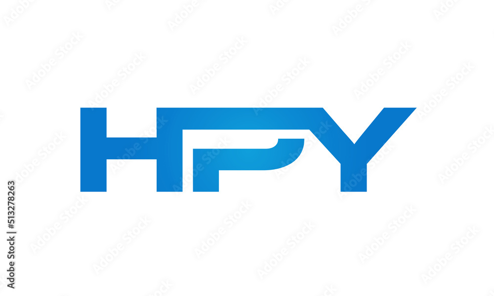 HPY letters Joined logo design connect letters with chin logo logotype icon concept HPY letters Joined logo design connect letters with chin logo logotype icon concept
