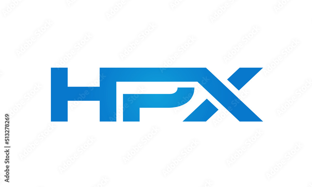 HPX letters Joined logo design connect letters with chin logo logotype icon concept HPX letters Joined logo design connect letters with chin logo logotype icon concept