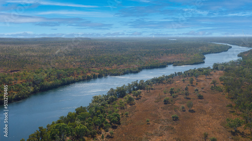 Roper River reaches the Gulf of Carpentaria, Queensland photo