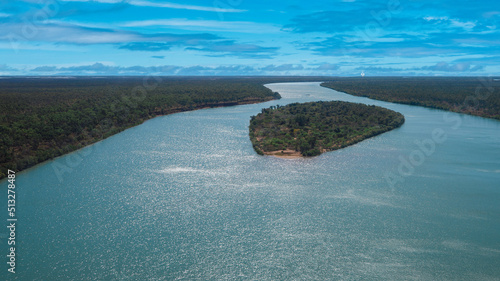 Roper River reaches the Gulf of Carpentaria, Queensland