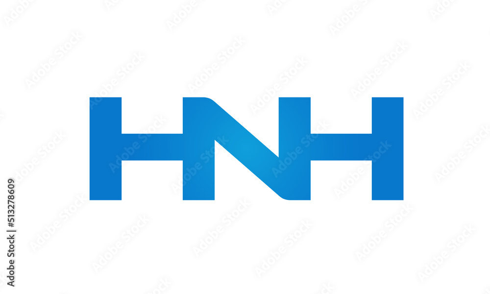 HNH letters Joined logo design connect letters with chin logo logotype icon concept HNH letters Joined logo design connect letters with chin logo logotype icon concept