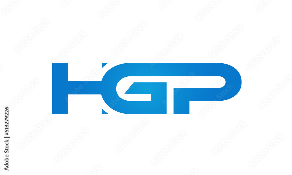 HGP letters Joined logo design connect letters with chin logo logotype icon concept HGP letters Joined logo design connect letters with chin logo logotype icon concept