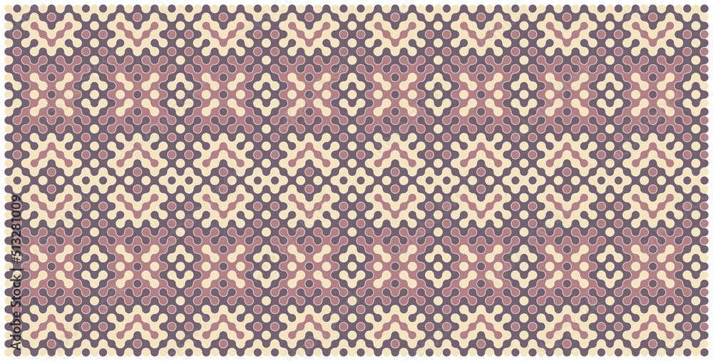 Multicolor truchet tiling connections illustration Multicolor truchet tiling connections illustration