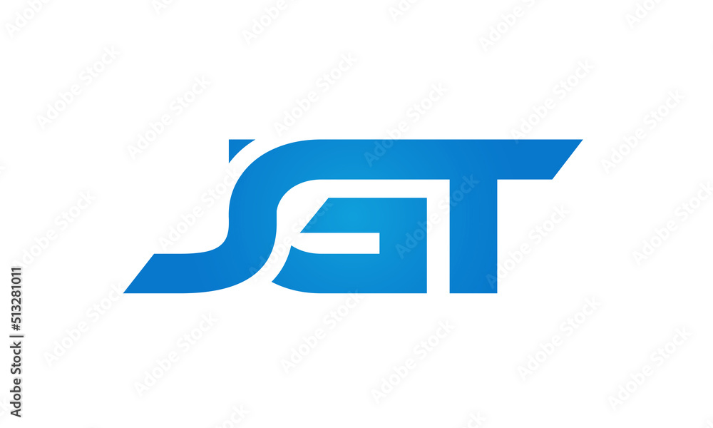 JGT letters Joined logo design connect letters with chin logo logotype icon concept JGT letters Joined logo design connect letters with chin logo logotype icon concept