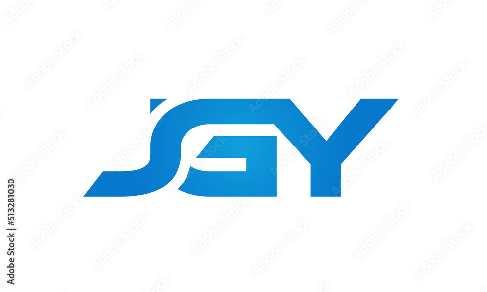 JGY letters Joined logo design connect letters with chin logo logotype icon concept JGY letters Joined logo design connect letters with chin logo logotype icon concept