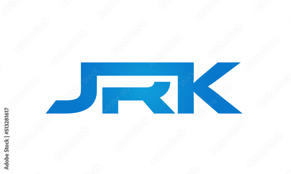 JRK letters Joined logo design connect letters with chin logo logotype icon concept JRK letters Joined logo design connect letters with chin logo logotype icon concept