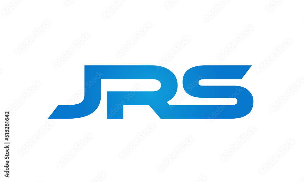 JRS letters Joined logo design connect letters with chin logo logotype icon concept JRS letters Joined logo design connect letters with chin logo logotype icon concept