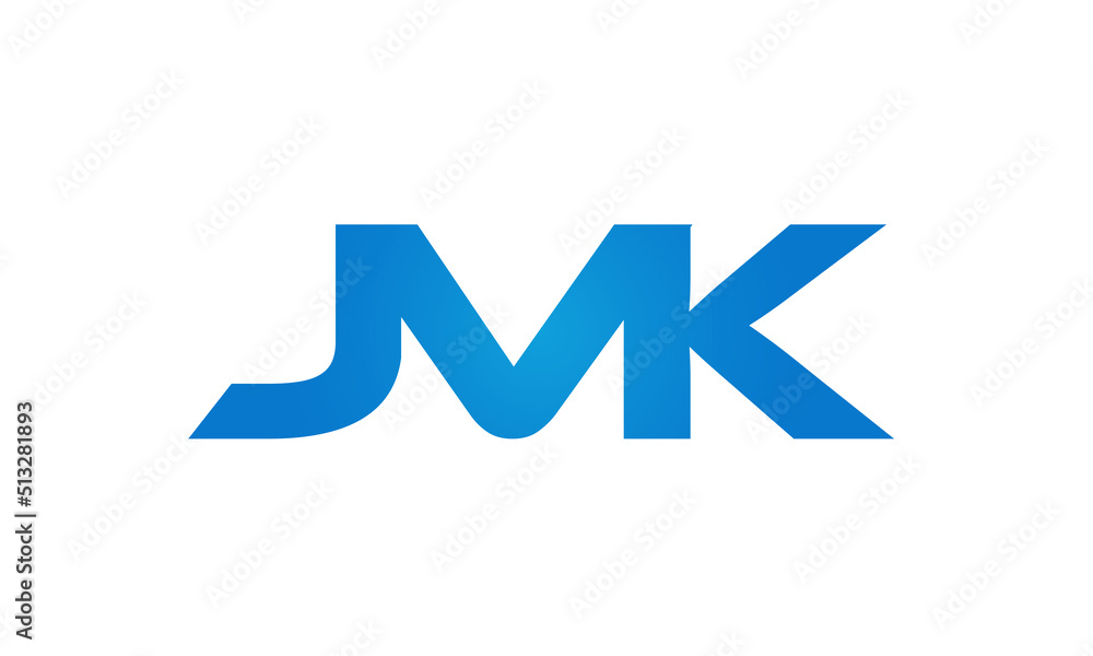 JVK letters Joined logo design connect letters with chin logo logotype icon concept JVK letters Joined logo design connect letters with chin logo logotype icon concept