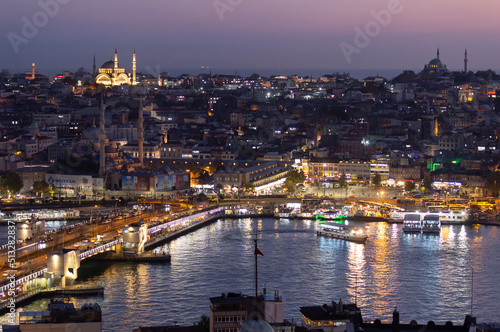 Istanbul city at night