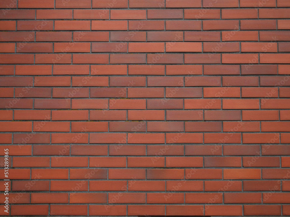Obraz premium 赤いレンガの壁面