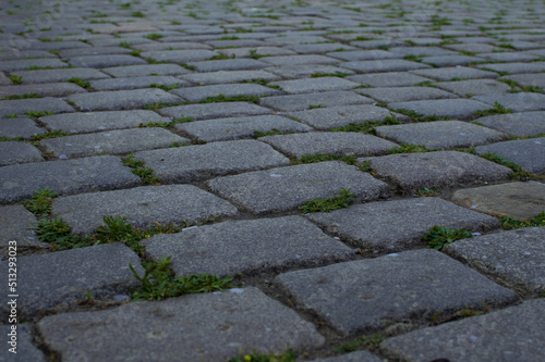 stone pavement in the city