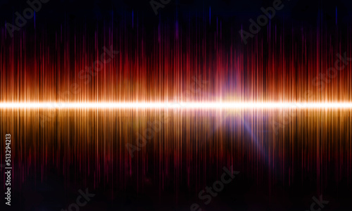 Sound wave from Bright colorful equalizer