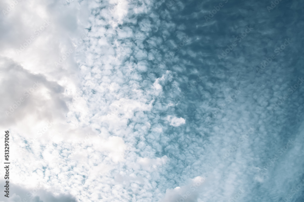 blue sky and clouds