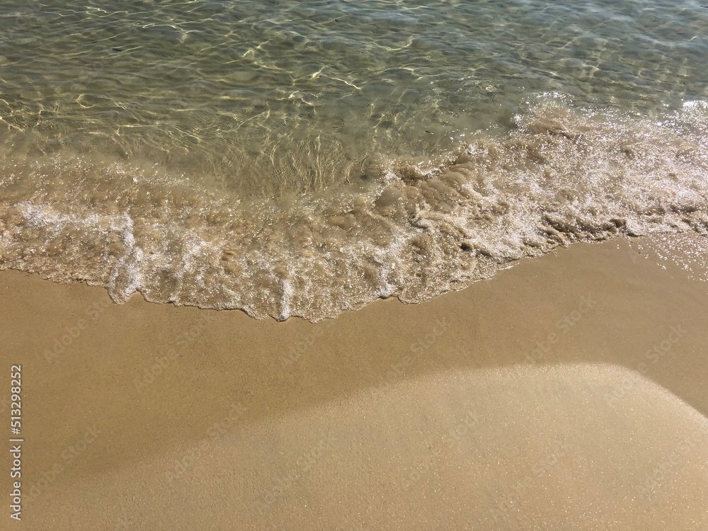 waves on the beach