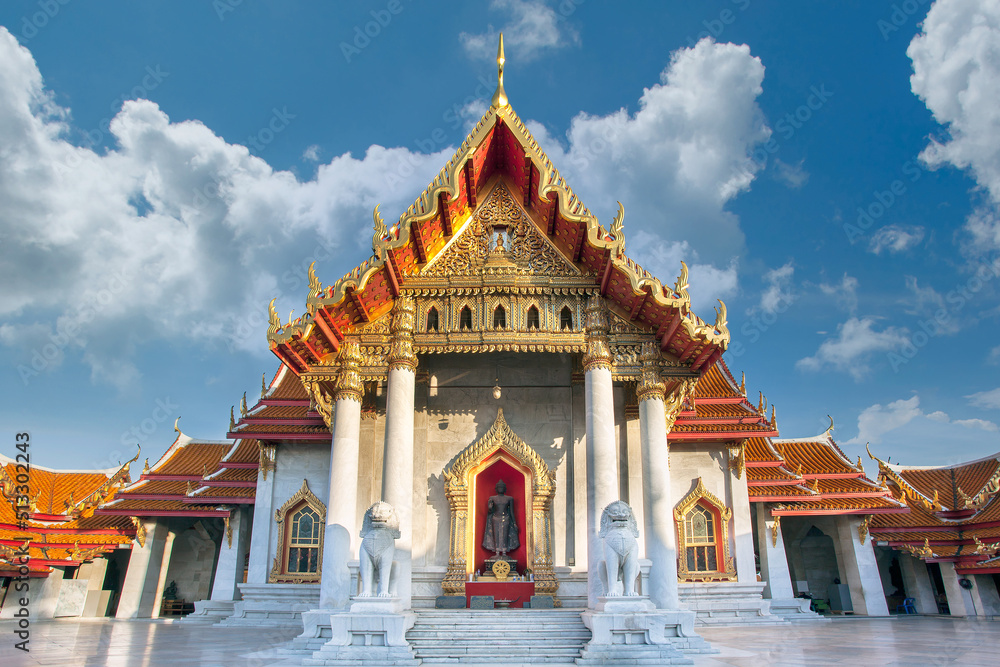 The Marble Temple, Wat Benchamabopitr Dusitvanaram Bangkok, Thailand
