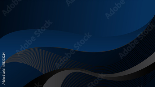 Blue and black tech corporate background