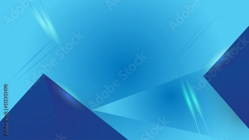 Abstract blue background poster with dynamic. technology network Vector illustration.