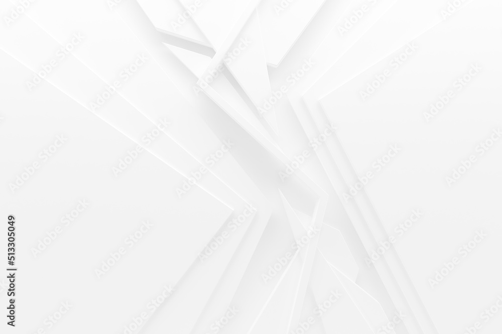 Obraz premium white light 3d graphics background illustration pattern. abstract blank with copy space.