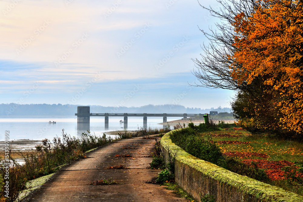 Autumn by the lake. Location is Hanningfield Reservoir in Essex, England.