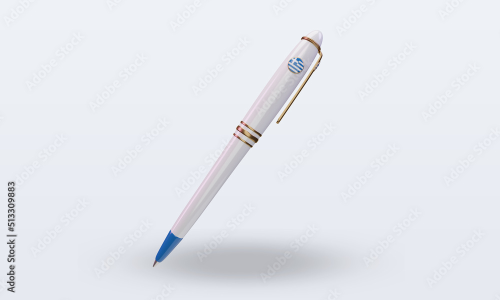 3d ballpoint Greece flag rendering front view 3d ballpoint Greece flag rendering front view