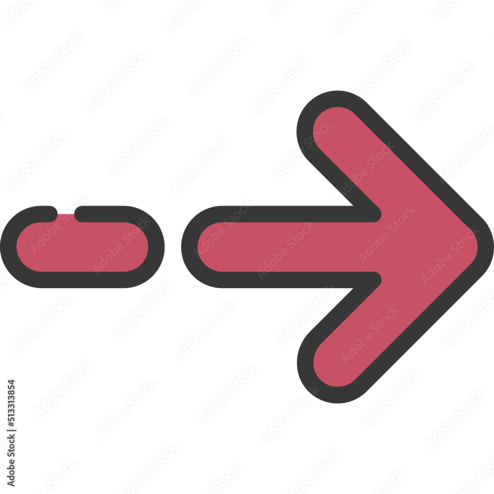 Split Rounded Arrow Icon Split Rounded Arrow Icon