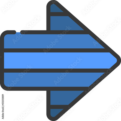 Multi Layered Arrow Icon