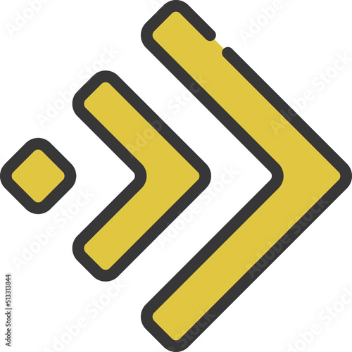 Split Diamond Arrow Icon