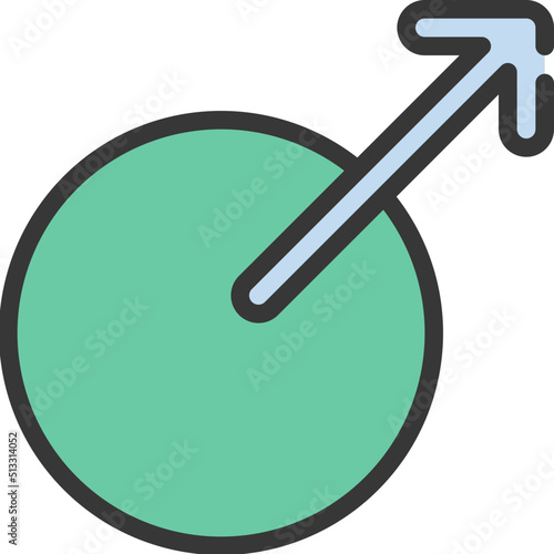 Circle With Arrow Icon