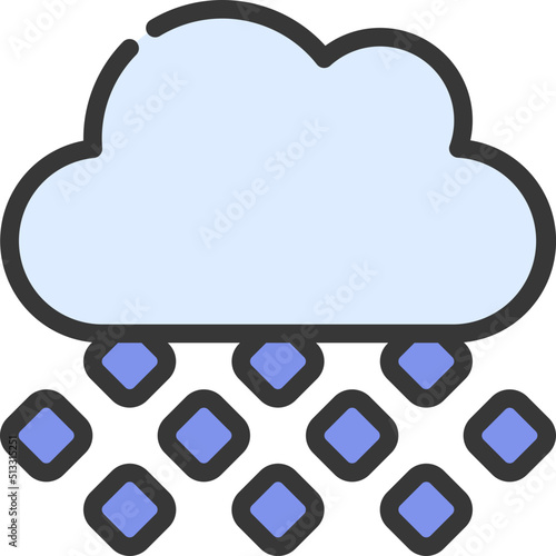 Hail Cloud Icon