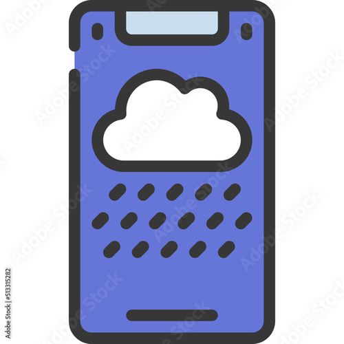 Mobile Weather App Icon
