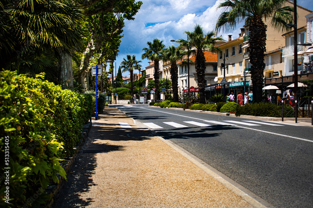 Street in St.Maxime - South France