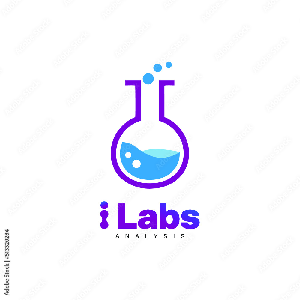 lab logo tube science vector icon lab logo tube science vector icon