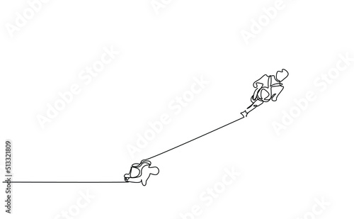 people walking to different places in the city, view from above