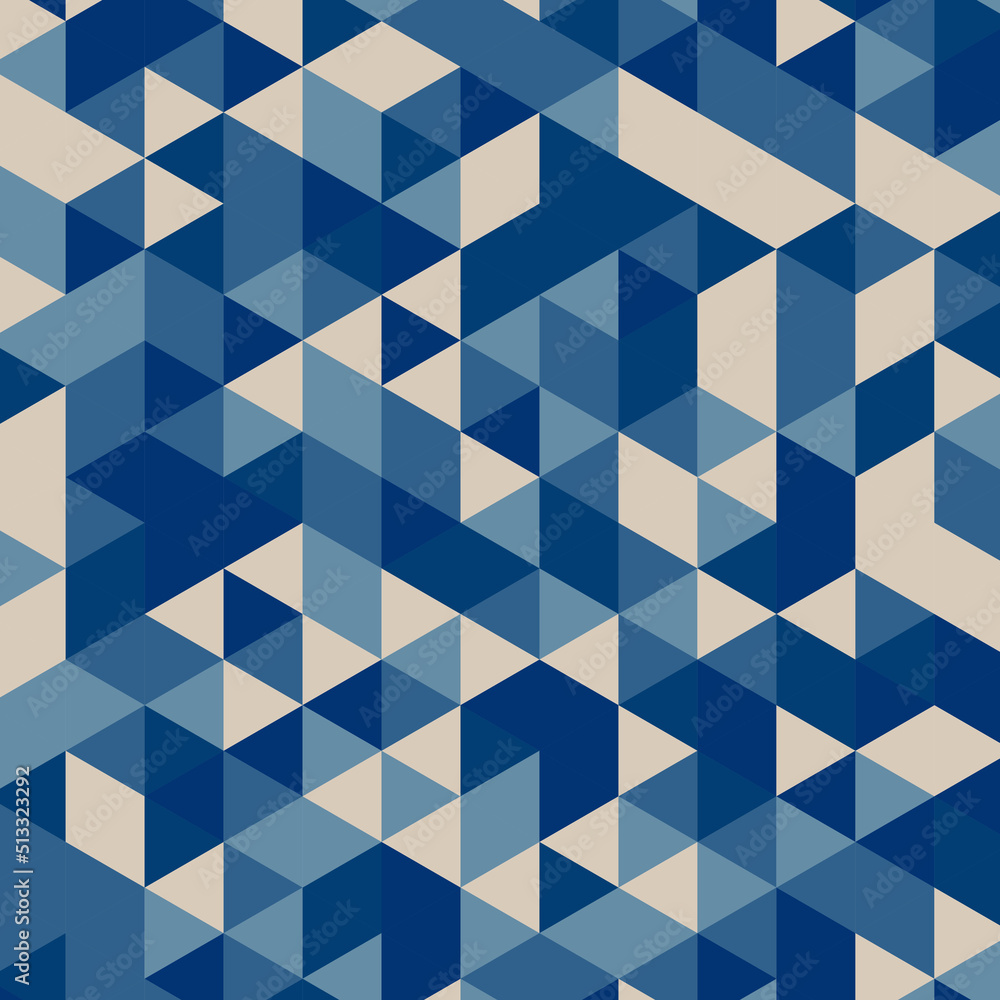 Obraz premium Vector abstract geometric cube and triangle angular colorful pattern. Background for layout design and poster.