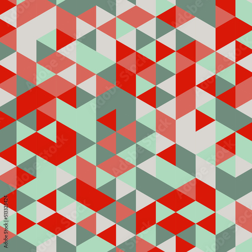 Vector abstract geometric cube and triangle angular colorful pattern. Background for layout design and poster.