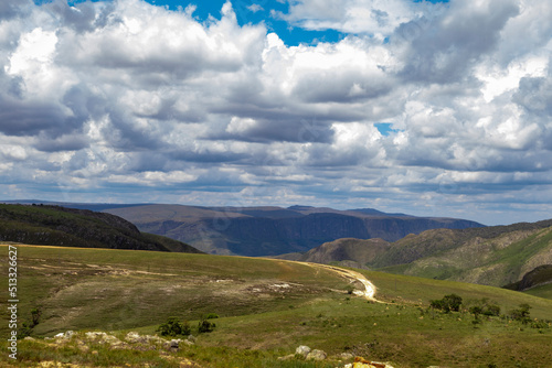 Vegetation and native landscapes in Serra da Canastra in Minas Gerais photo